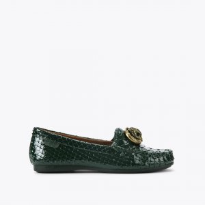 Kurt Geiger Chelsea Moccasin Loafer - Dark Green