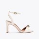 Kurt Geiger Chelsea Heel Sandal - Bone