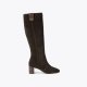 Kurt Geiger Chelsea Trim Knee Boot - Brown