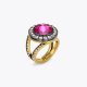 Kurt Geiger Small Octavia Ring - Pink