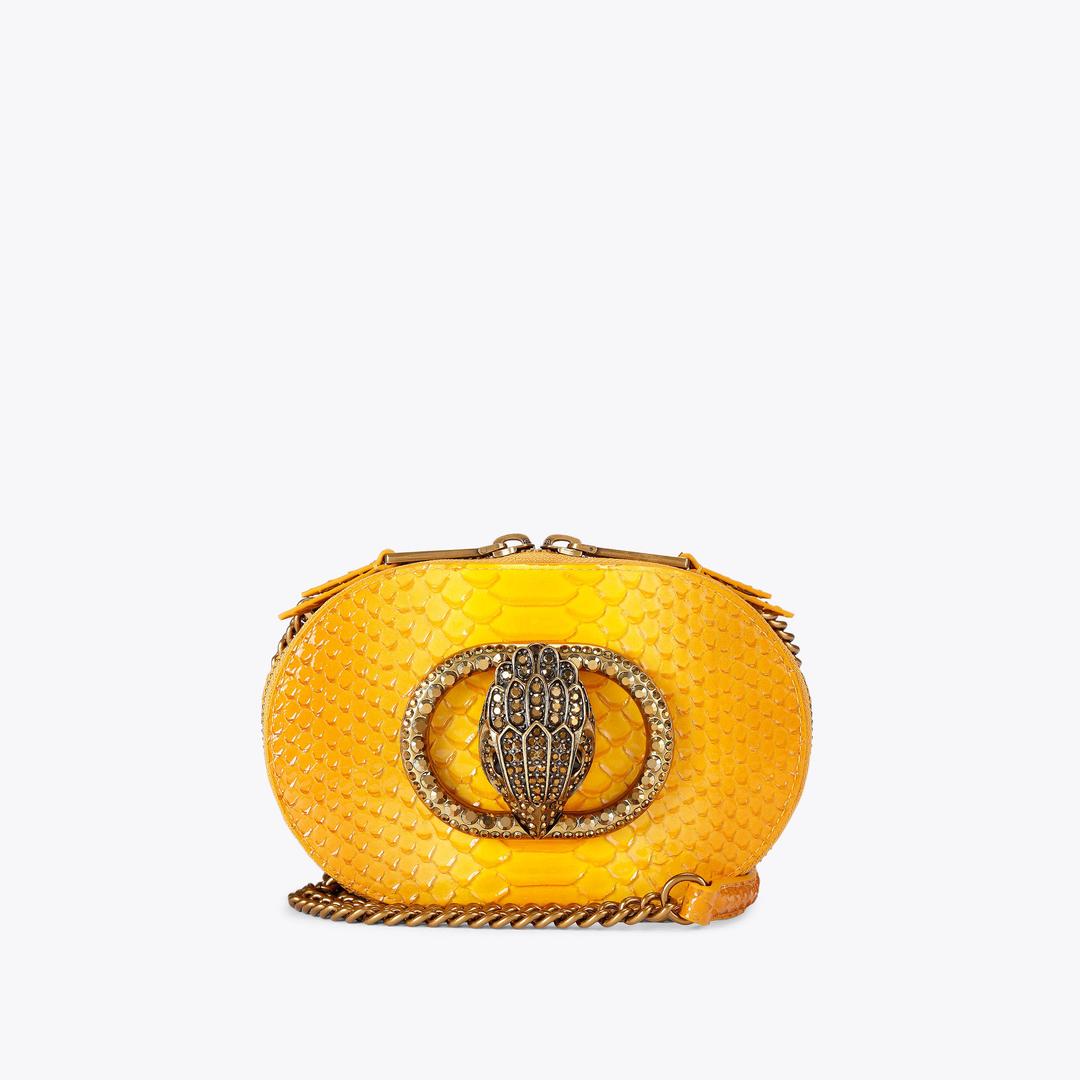 Kurt Geiger Small Chelsea Camera Bag - Mustard