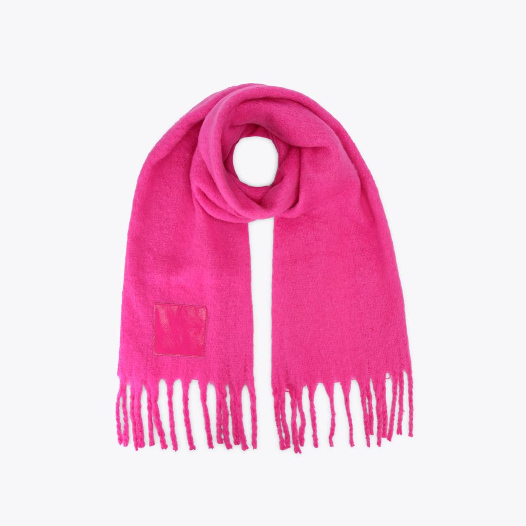 Kurt Geiger Yarndye Scarf - FUSHIA