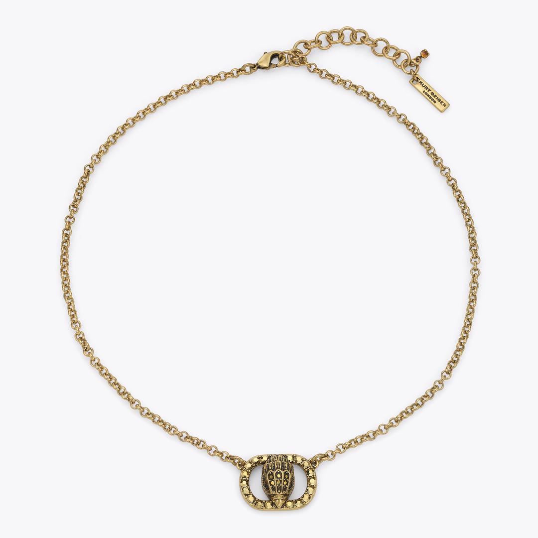 Kurt Geiger Small Chelsea Necklace - Gold