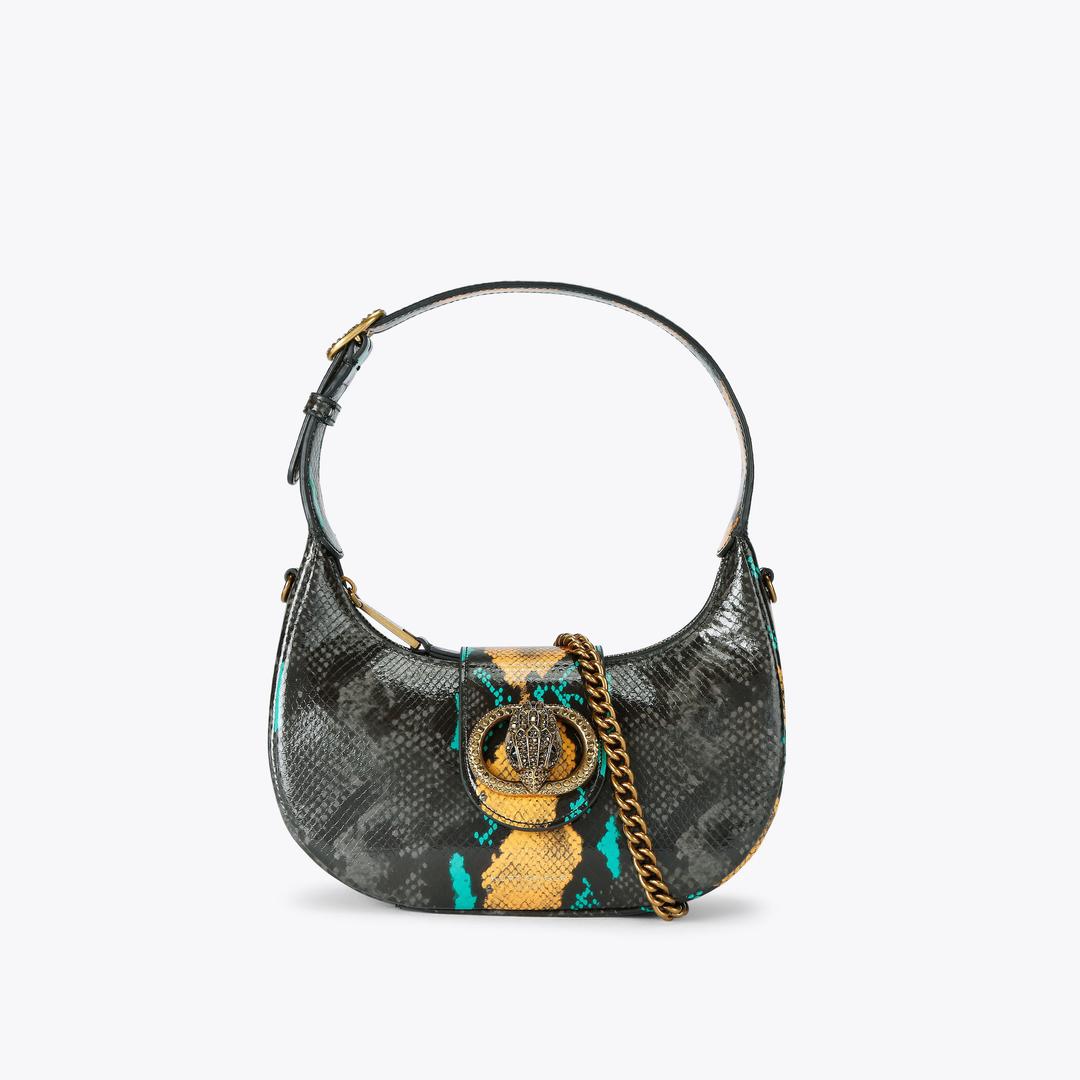 Kurt Geiger Small Chelsea Hobo Bag - Grey Mid Combination