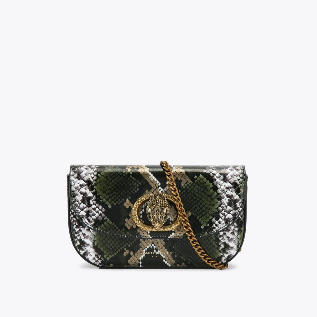 Kurt Geiger Small Chelsea Cross Body Bag - Green Other