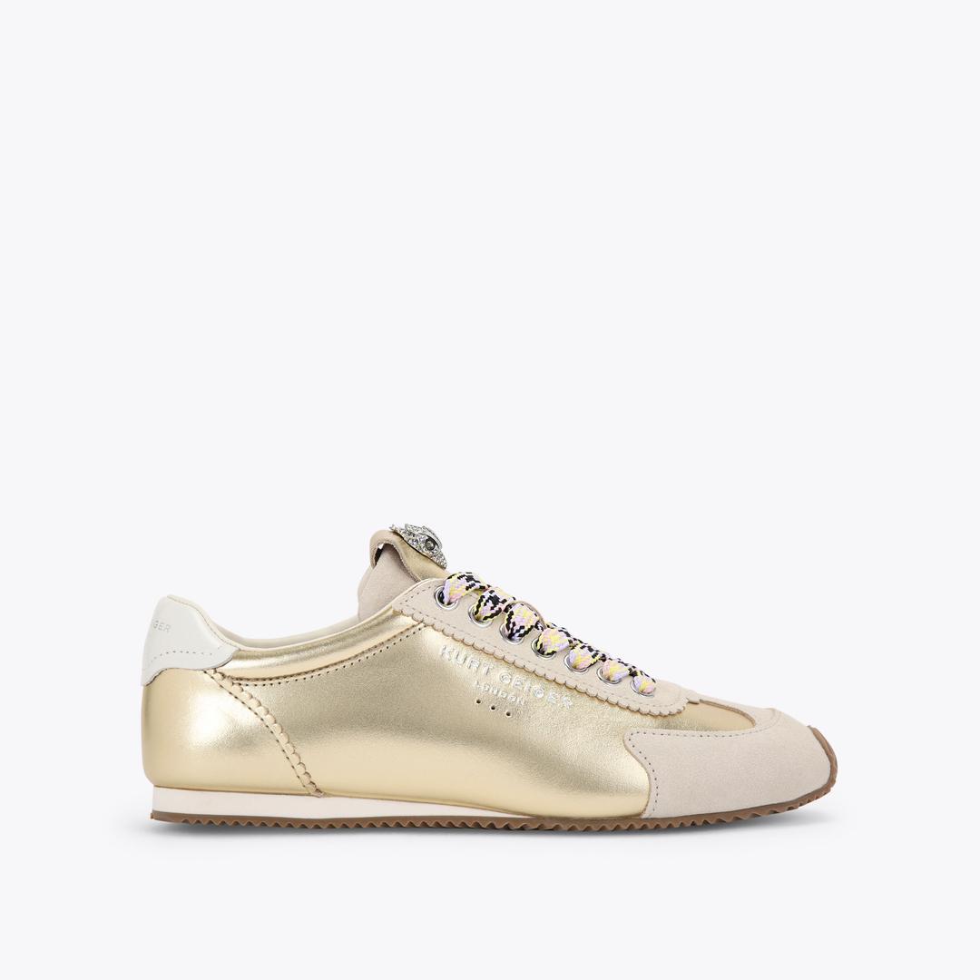 Kurt Geiger Islington Sneaker - Gold Combination