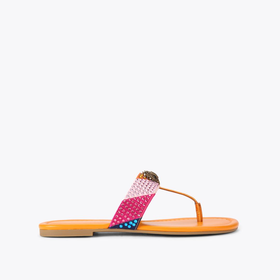 Kurt Geiger Kensington T-bar Sandal - Multi / Other