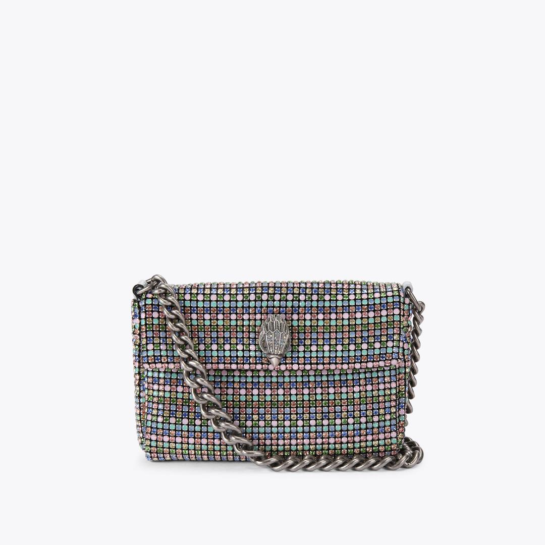 Kurt Geiger Small Party Shoulder Bag - Blue Pale Combination