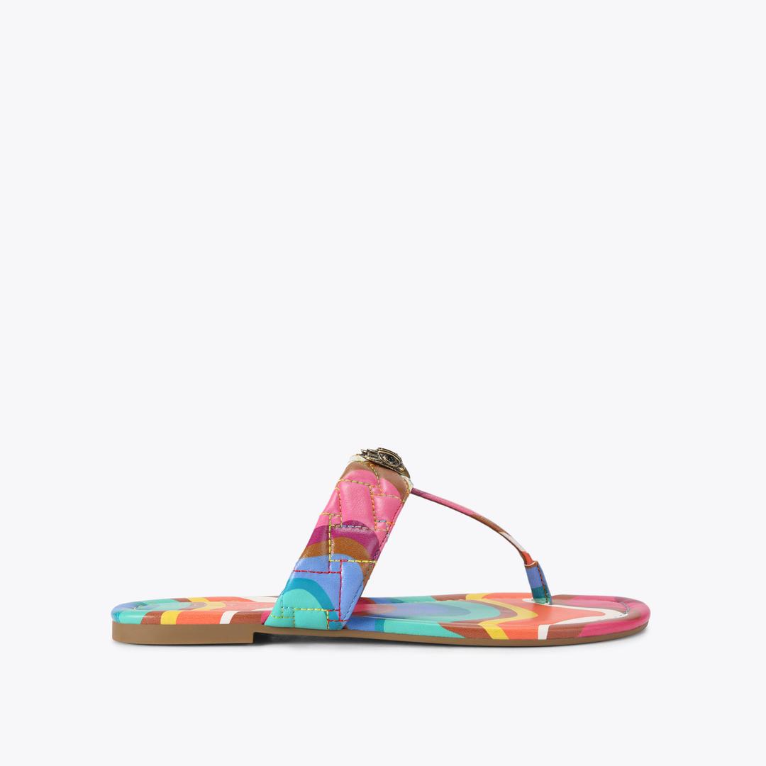 Kurt Geiger Kensington T-bar Sandal - Multi / Other