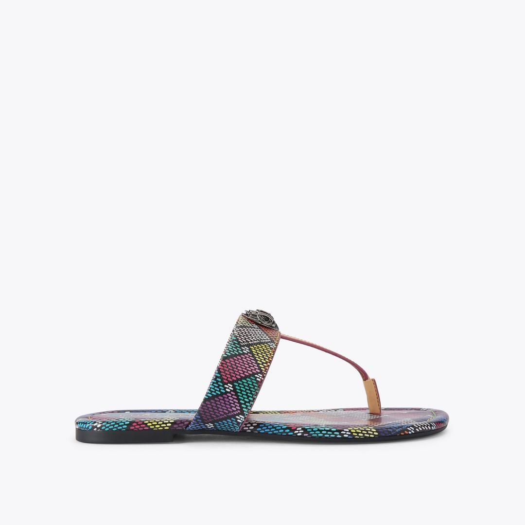 Kurt Geiger Kensington T-bar Sandal - Black Combination