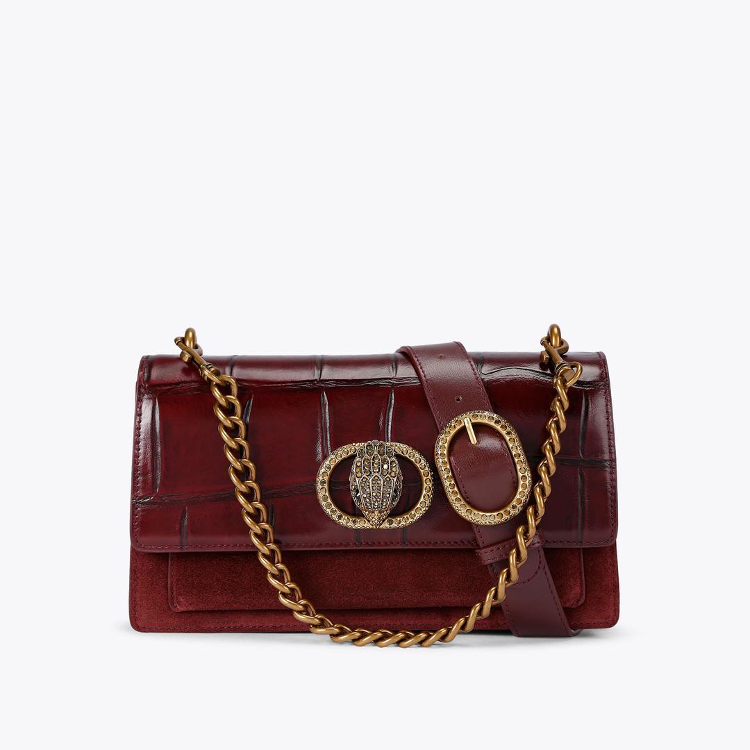 Kurt Geiger Chelsea East West Bag - Wine