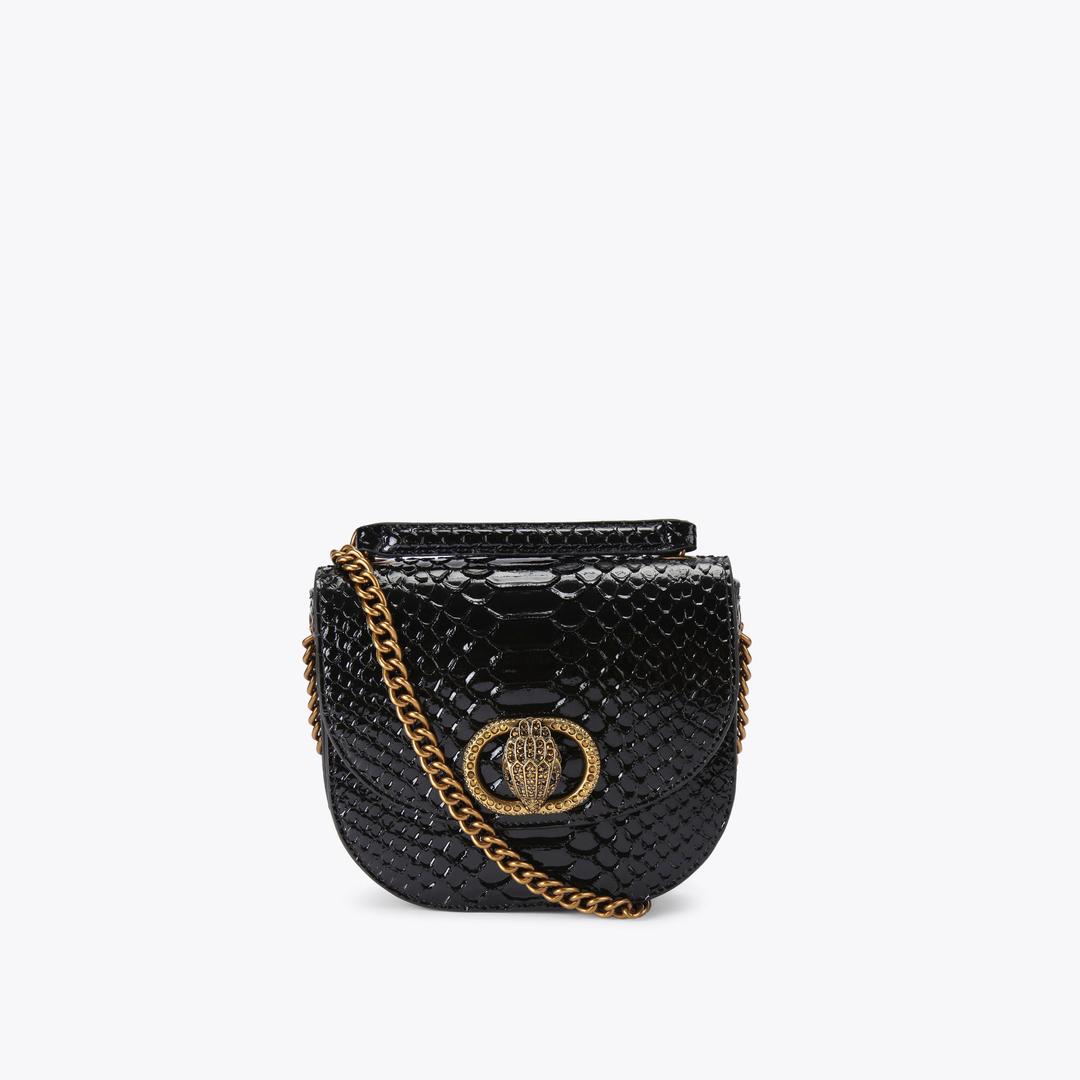 Kurt Geiger Chelsea Saddle Bag - Black