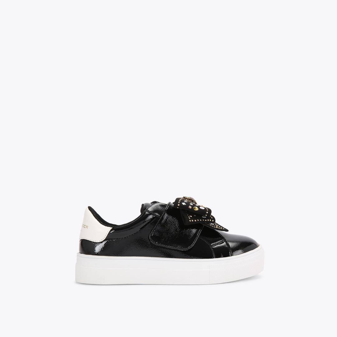 Kurt Geiger Junior Laney Bow Sneaker - Black