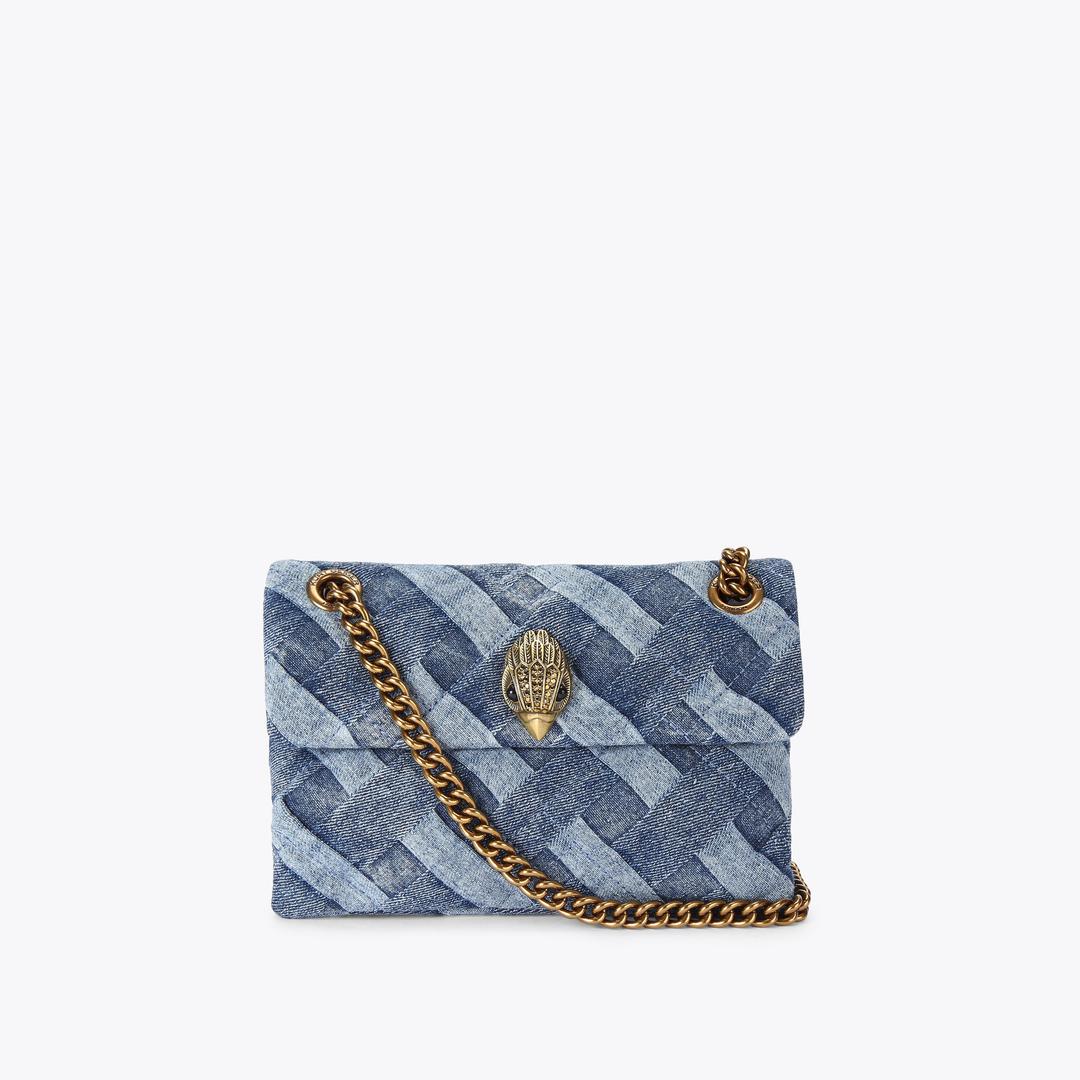 Kurt Geiger Mini Denim Kensington Bag - Denim