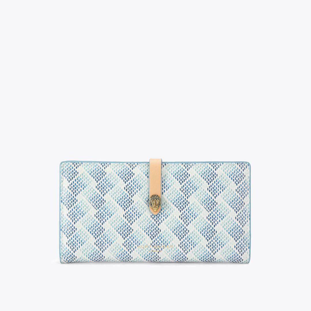 Kurt Geiger Camden Soft Wallet - White Comb