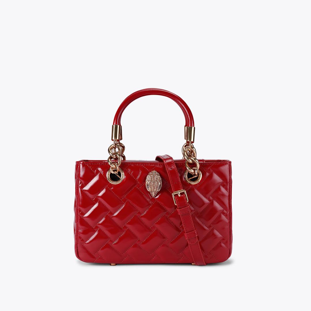 Kurt Geiger Square Kensington Bag - Red