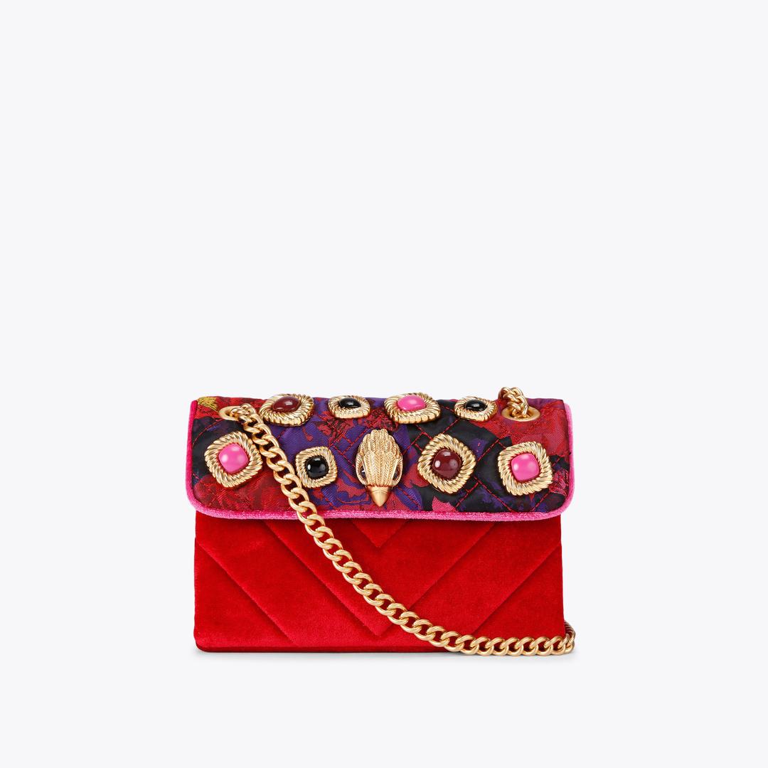 Kurt Geiger Mini Kensington Gem Bag - Pink Combination
