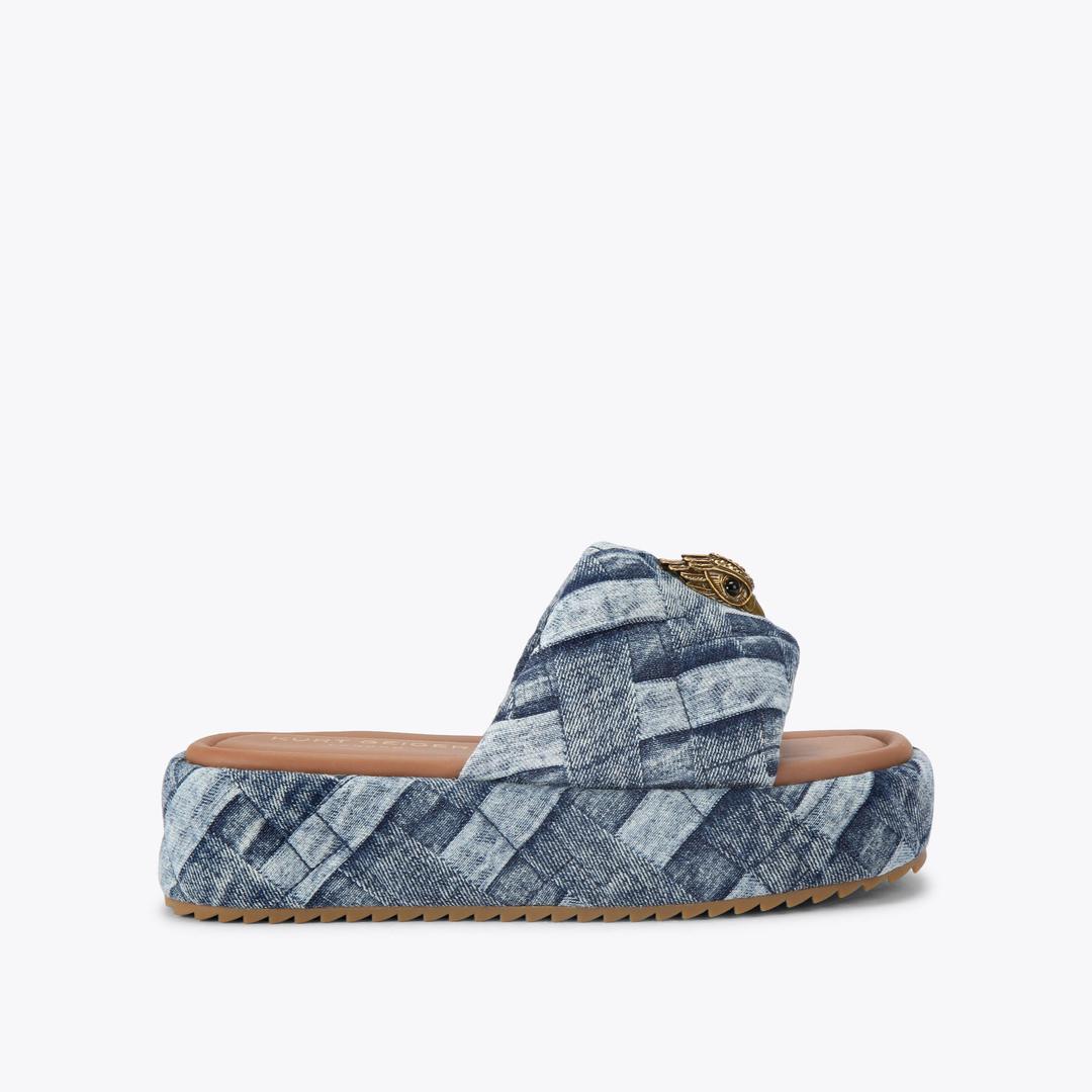 Kurt Geiger Kensington Puff Sandal - Denim
