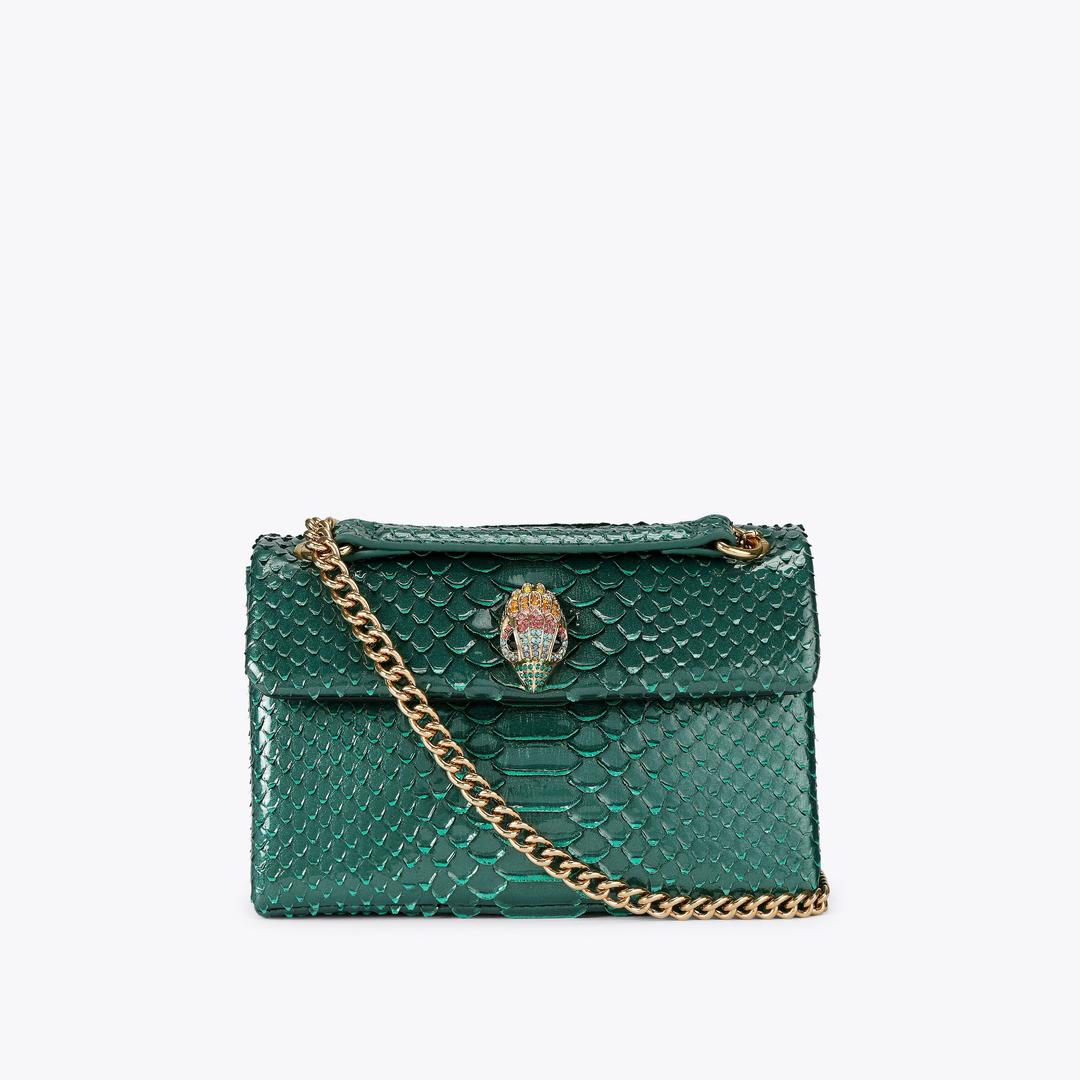Kurt Geiger Medium Leather Kensington Bag - Green