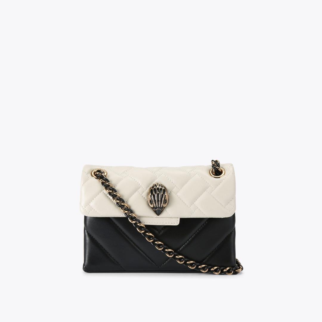 Kurt Geiger Mini Kensington Bag - Black White