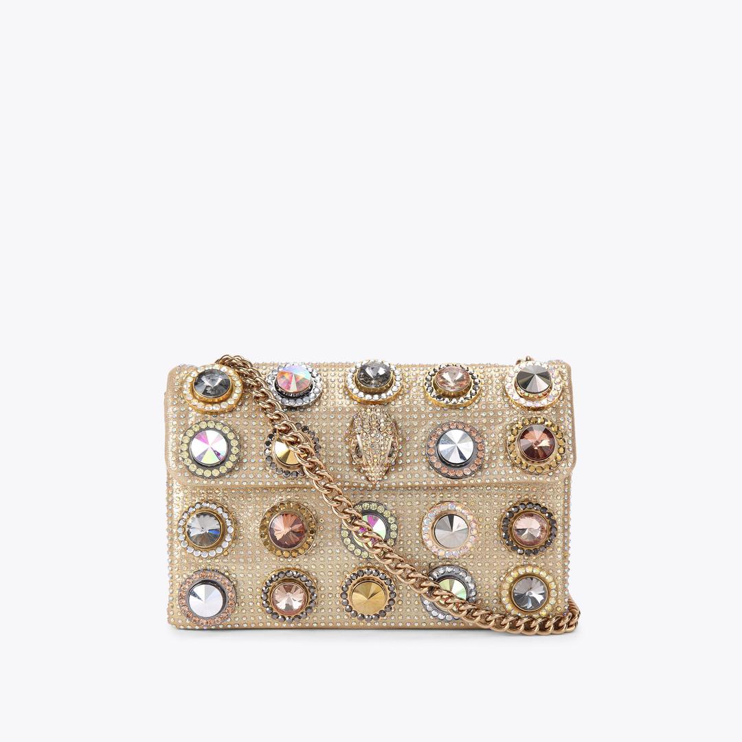 Kurt Geiger Medium Kensington Octavia Bag - Gold Combination