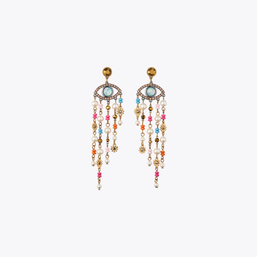Kurt Geiger Beaded Eye Earrings - Multi / Other