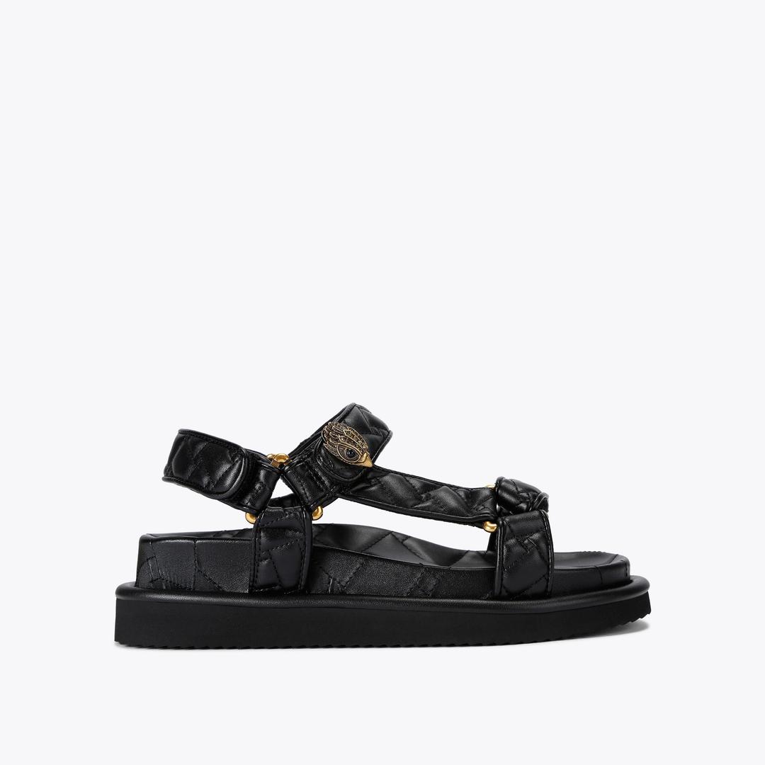 Kurt Geiger Orson Velcro Sandal - Black