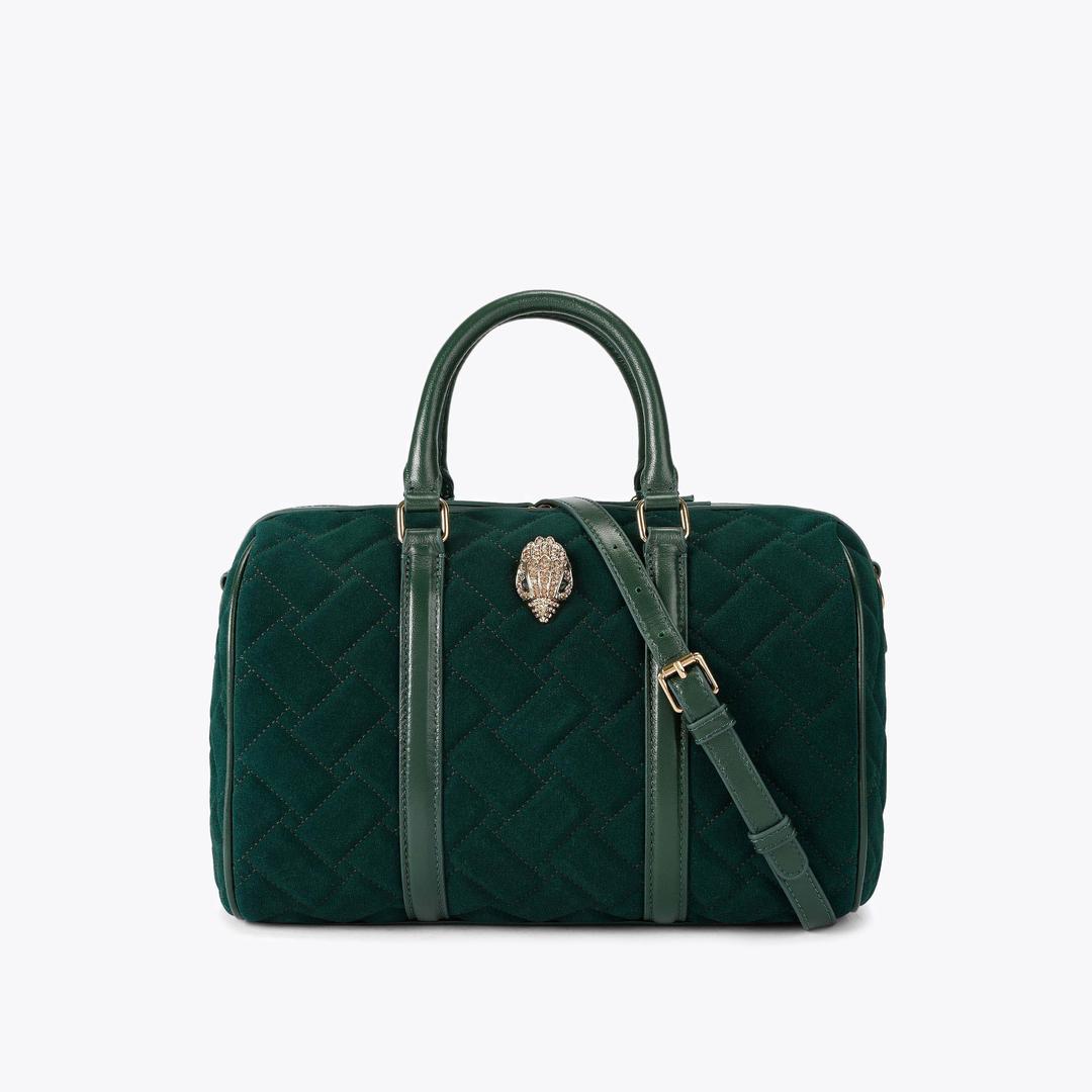 Kurt Geiger Kensington Boston Bag - Dark Green
