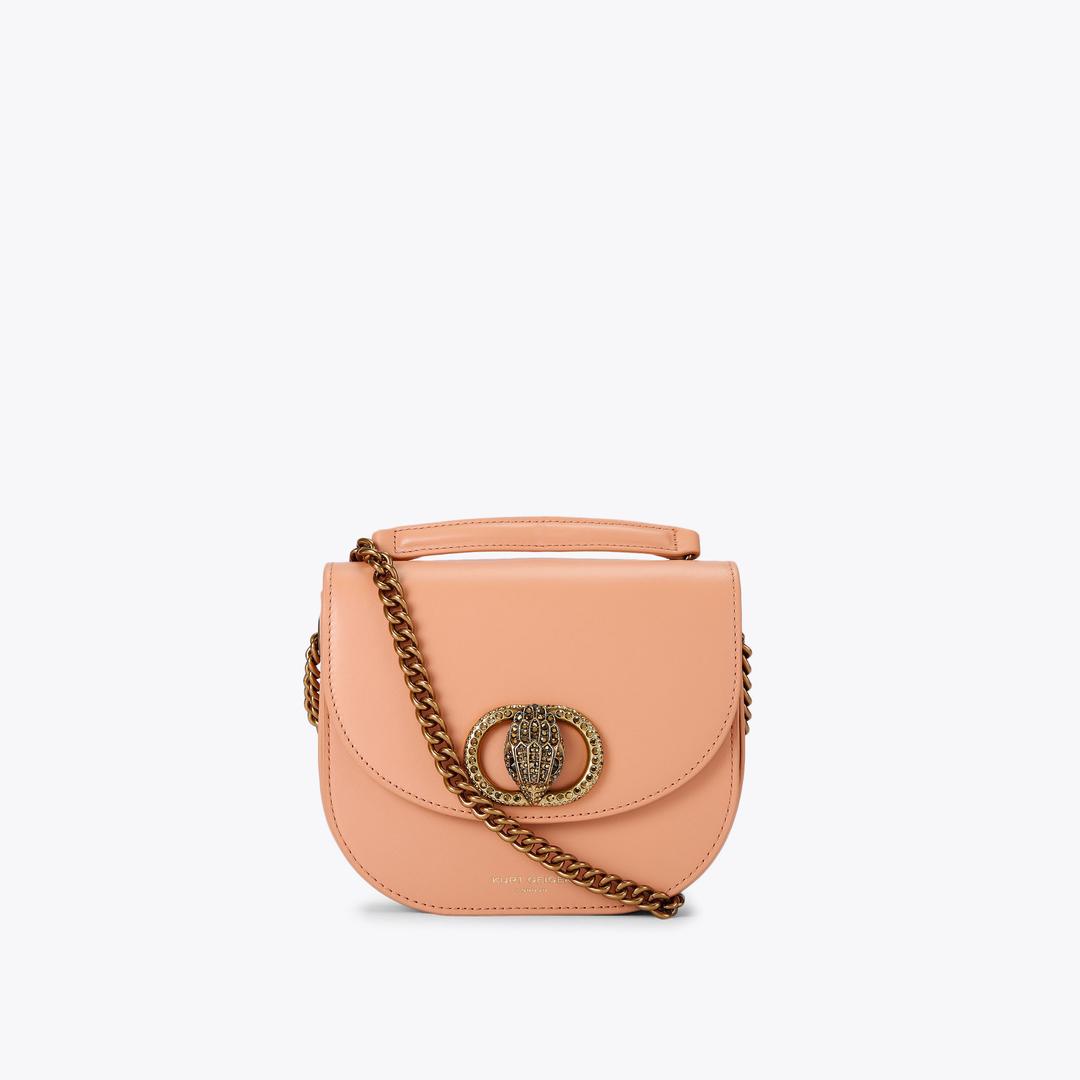 Kurt Geiger Chelsea Saddle Bag - Tan Combination