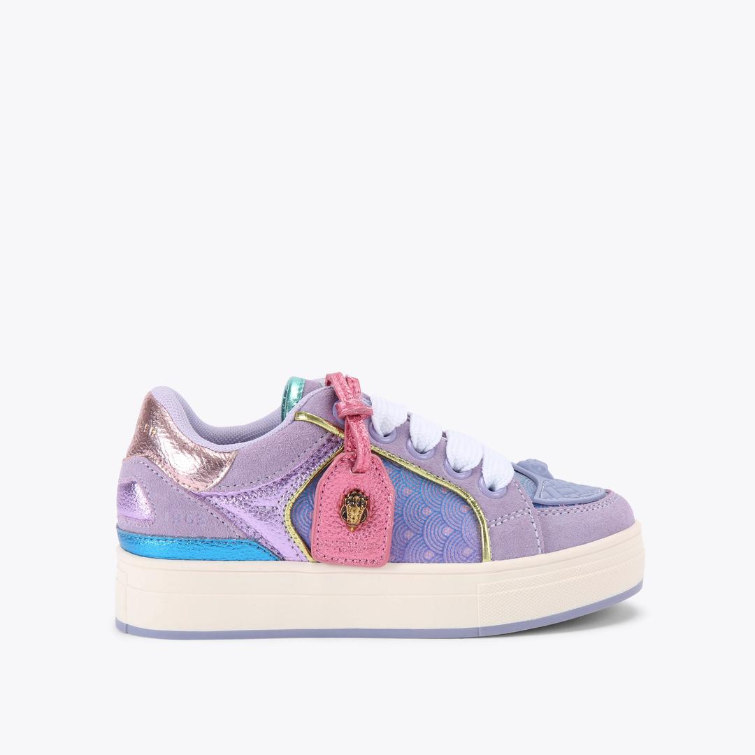 Kurt Geiger Kids Southbank Tag Sneaker - Lilac