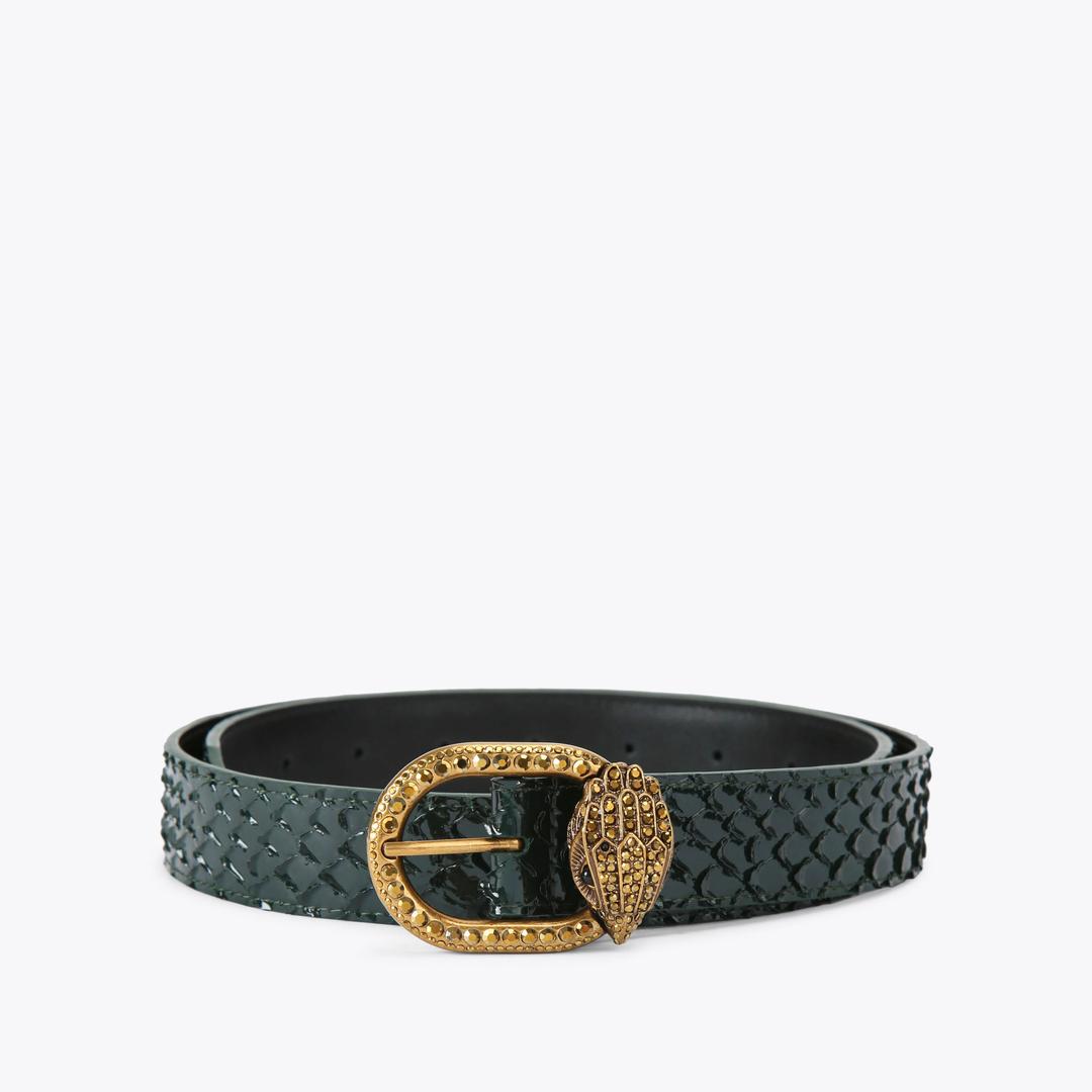 Kurt Geiger Mayfair Belt - Dark Green