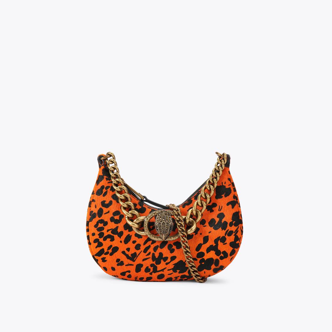 Kurt Geiger Small Chelsea Chain Hobo Bag - Orange