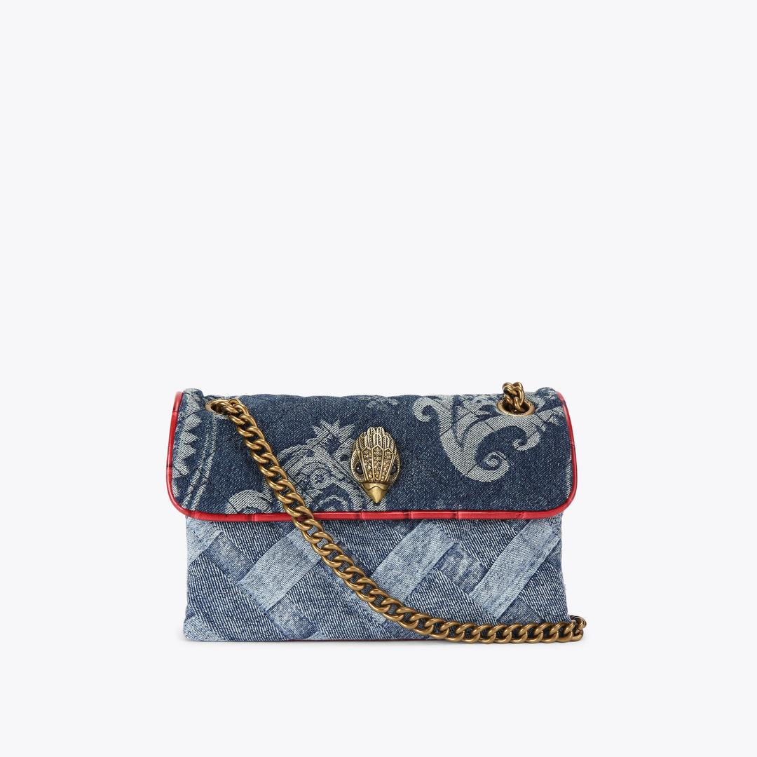 Kurt Geiger Mini Denim Kensington Bag - Denim