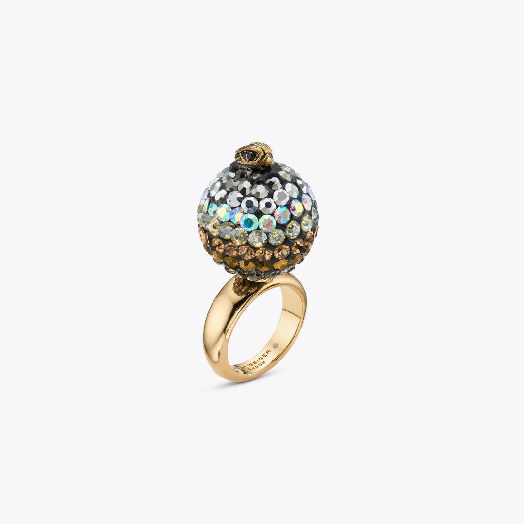 Kurt Geiger Pave Bubble Ring - Metal Combination