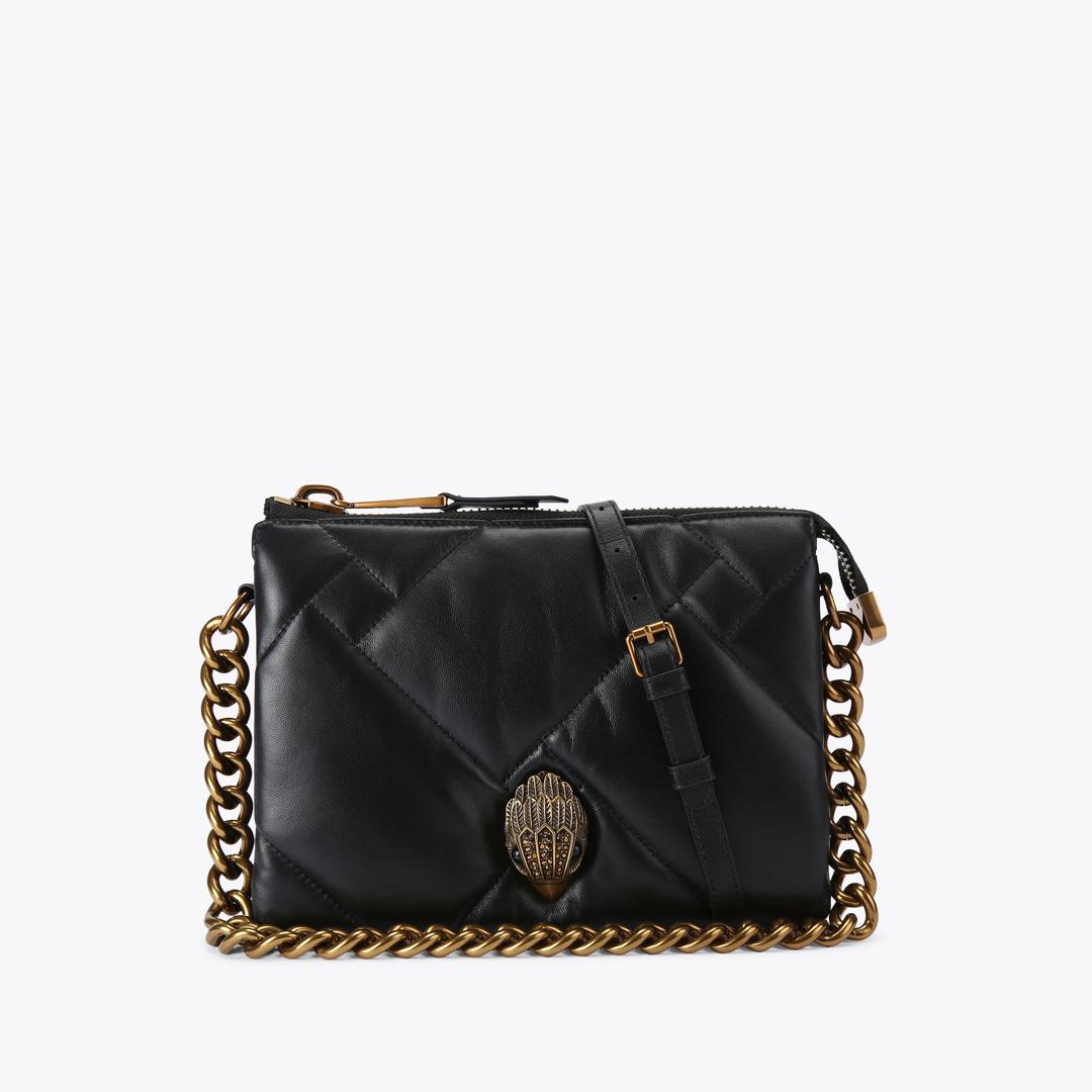 Kurt Geiger Kensington Puff Pouch Bag - Black