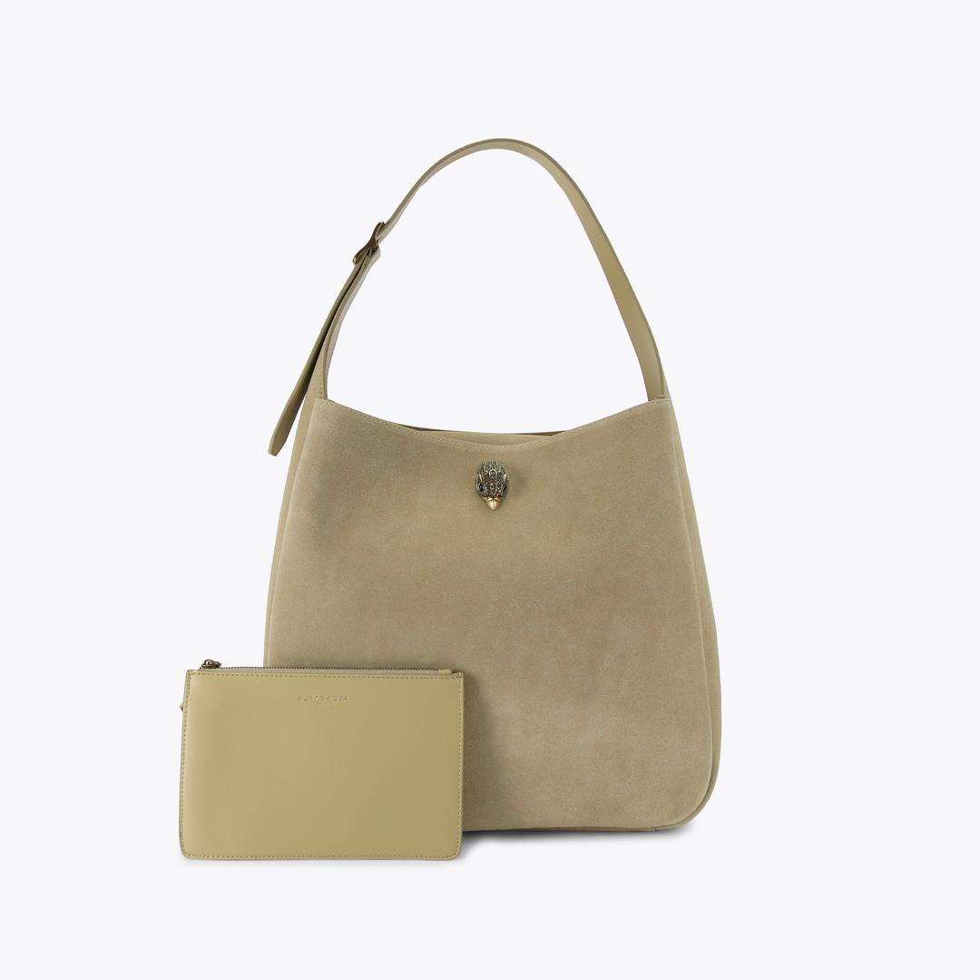 Kurt Geiger Large Bond Hobo Bag - Pale Green