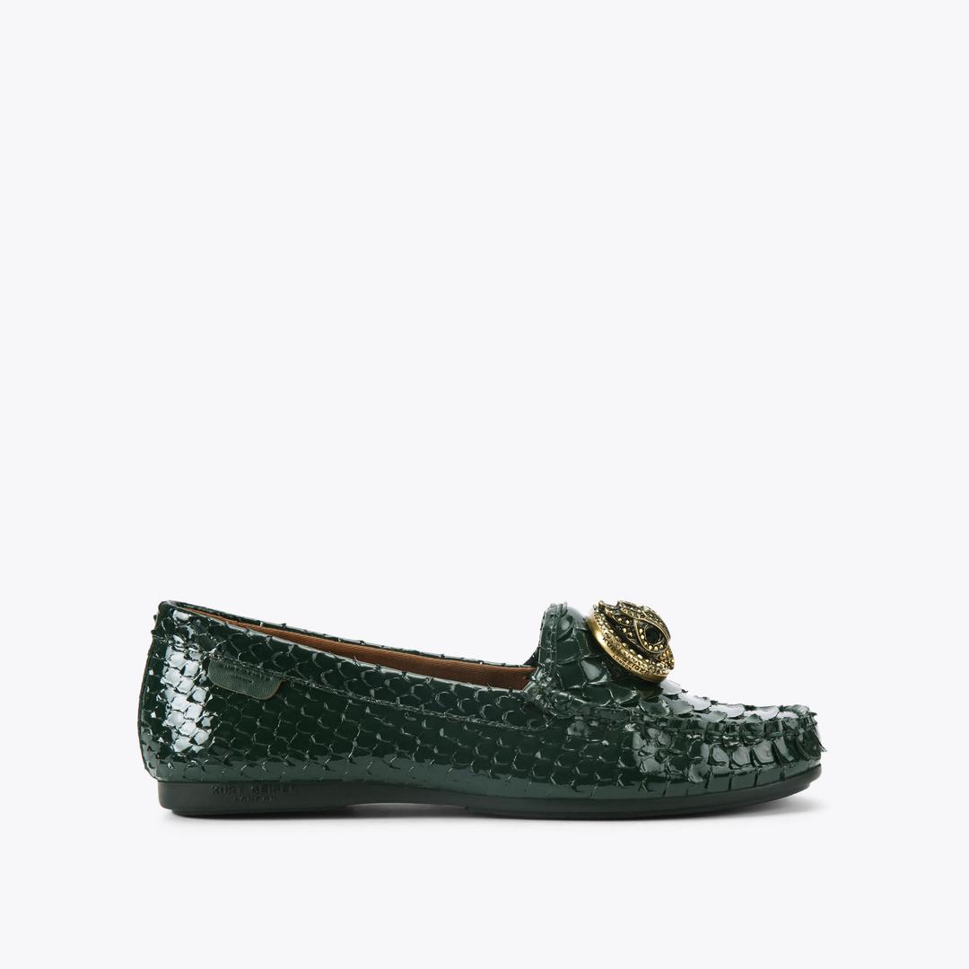 Kurt Geiger Chelsea Moccasin Loafer - Dark Green