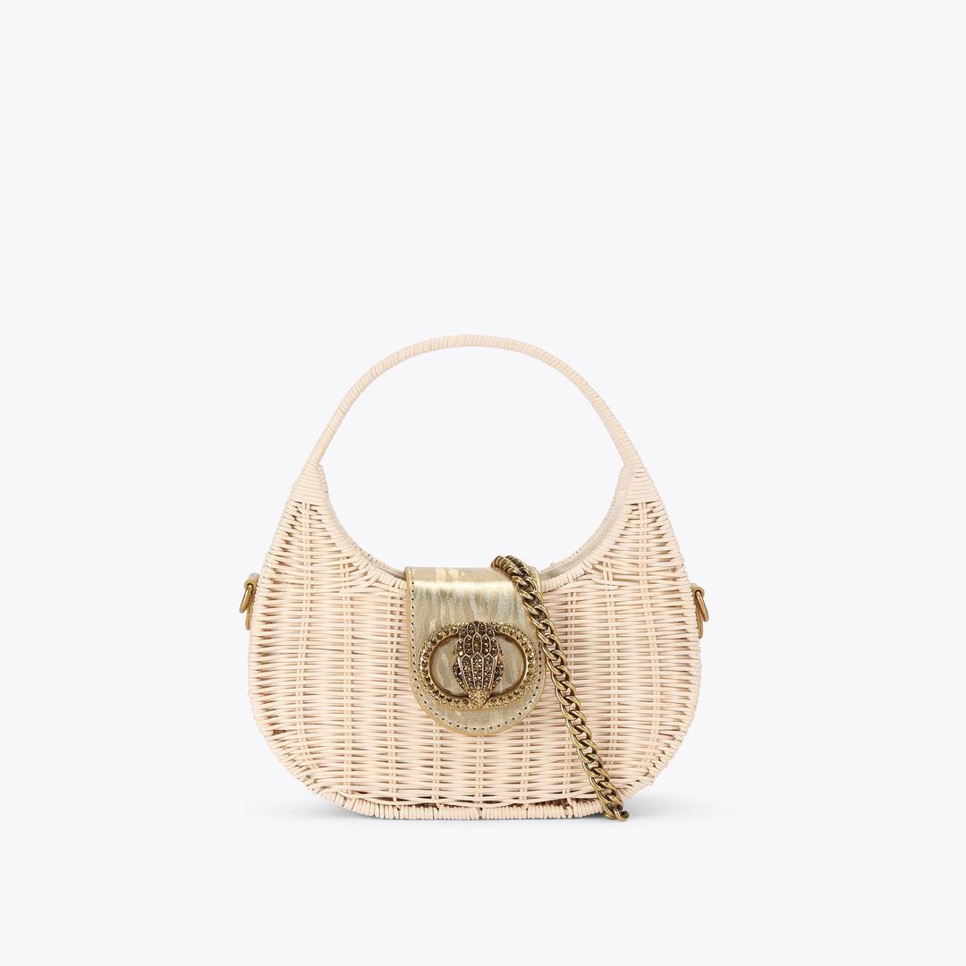 Kurt Geiger Small Chelsea Basket Bag - Beige Other